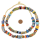 The Bead Chest Premium Ghana Glass Beads: Artisan Krobo & Recycled Glass Medley, Full Strand